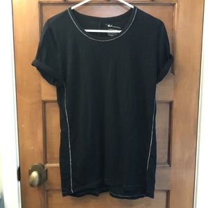 Paychi Guh Linen Blend Short Sleeve Top